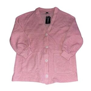 SHEIN - pink cardigan